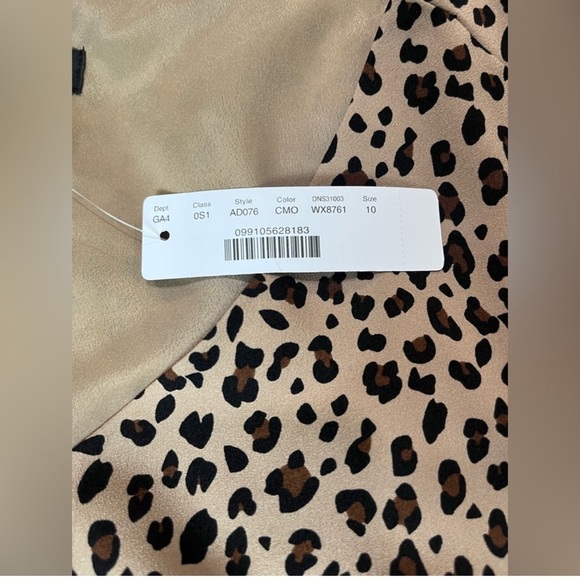 NWT J. Crew Button-front A-line midi dress in leopard print - Picture 2 of 2